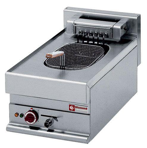 Friteuse électrique 1 cuve 10 litres - 400x650xH280/380mm - Diamond - 7,5 kW, 400V_0