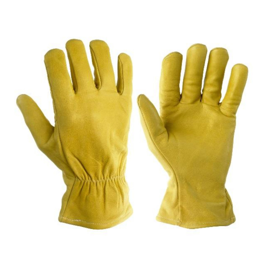 Gants anti-froid en cuir pleine fleur de bovin hydrofuge - doublure molletonnée - (3.1.3.3.B) - PMCF01-T08 - Réf 15315 BEI - Guyard_0