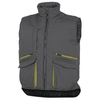 Gilet multipoches gris/vert Delta Plus, taille XXXL_0