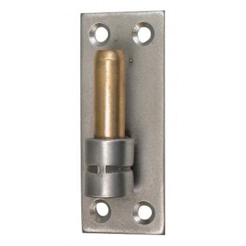 GOND DE PORTAIL EN LAITON SUR PLATINE DROITE EN INOX 316 - 40X4X180 MM - Ø16 - X10 TORBEL