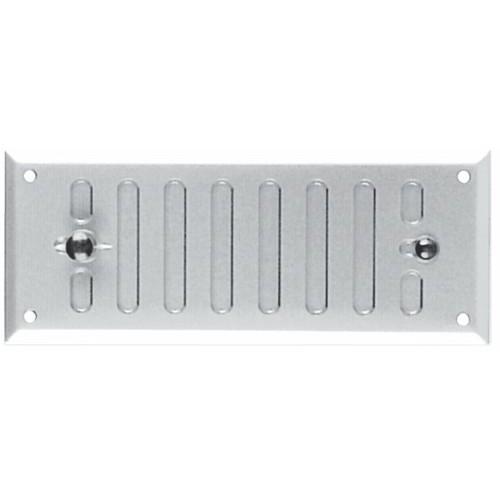 GRILLE D'AÉRATION PLATE - GRILLE MÉTALLIQUE RÉGLABLE - 250X168 MM BRICOZOR