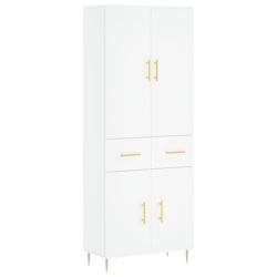 Helloshop26 - Buffet bahut commode armoire meuble de rangement organisateur cuisine salle de séjour salon haut 69,5 x 34 x 180 cm 02_0032665 - 300021_0