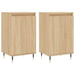Helloshop26 - Buffet bahut commode armoire meuble de rangement organisateur cuisine salle de séjour salons lot de 2 sonoma 40 x 35 x 02_0036805 - 300_0