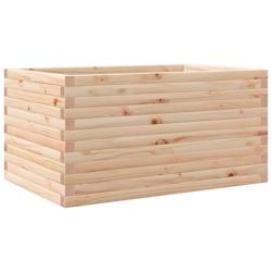 Helloshop26 - Jardinière bac lit surélevé plantes fleurs terrasse jardin 90 x 60 x 45,5 cm bois de pin massif marron 02_0038016 - 3000214022611_0