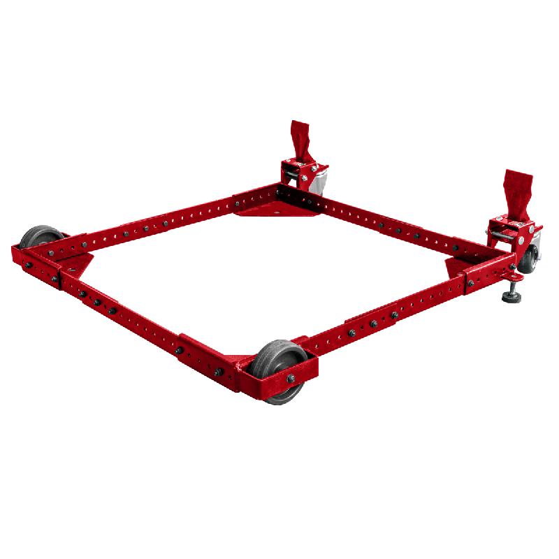 Kit de déplacement machines Holzmann UFE410FLEX - roulettes pivotantes et patins anti-vibrations_0