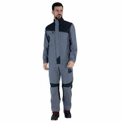 Lafont - Pantalon de travail avec poches genoux MUFFLER Gris / Gris Foncé Taille 3XL - XXXL gris 3609705763677_0