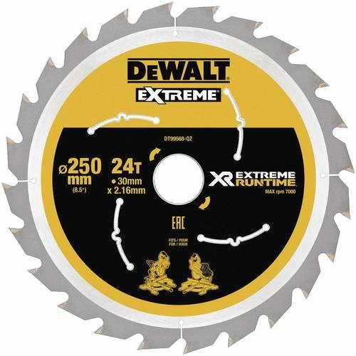 LAMES DE SCIE À ONGLET-DIAMÈTRE 250 MM-XR EXTREME RUNTIME-24 DENTS DEWALT