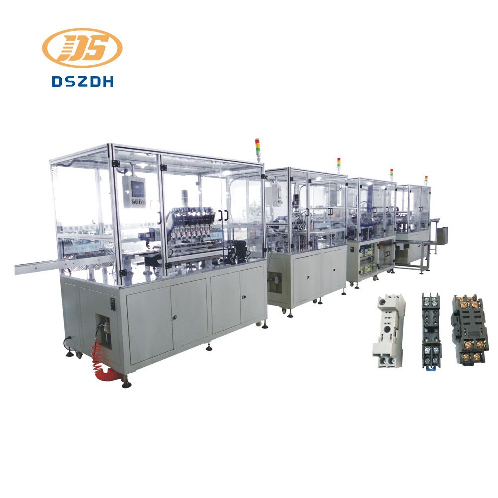 Ligne d'assemblage automatique de prise de relais - Desheng - Conçue pour l'industrie des relais_0