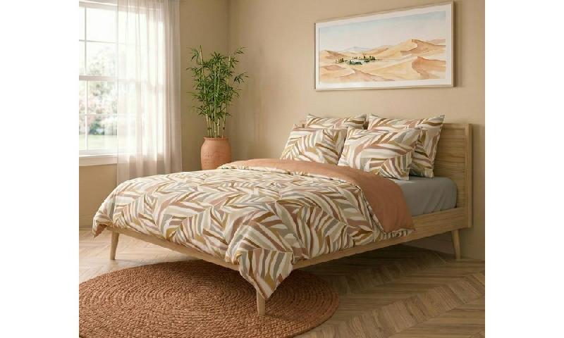 LIT MELTEM  BOIS NATUREL 180X200 CM