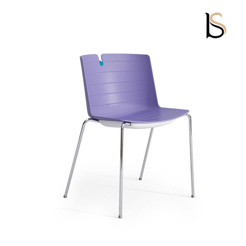 Lot de 2 chaises design Mork - Mobel Linea. - Lilas_0