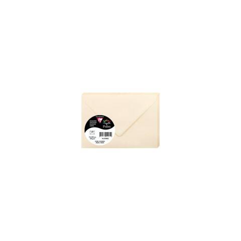 LOT DE 2 - PAQUET DE 20 ENVELOPPES POLLEN 75X100MM 120G/M² - IVOIRE
