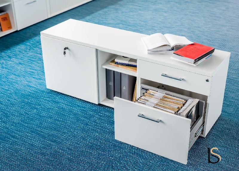 Meuble de service - MDD - Blanc pastel, Blanc pastel_1