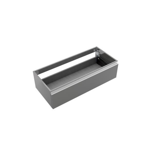 MODULE SALLE DE BAIN SPIRIT 1000 1 TIROIR MÉTALLIQUE GRIS BRILLANT 997 X 270 X 450 MM - SALGAR 22796