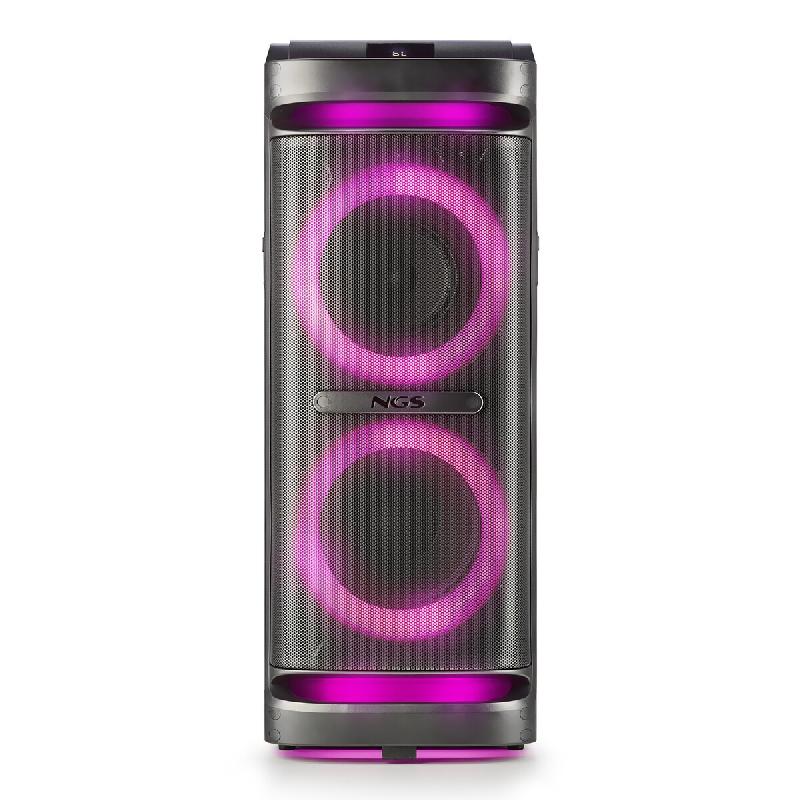 NGS Wild Space 2 Enceinte Portable, Compatible Technologie Bluetooth, True Wireless Stereo, Caisson de Basses, Double Tweeter - 8435430625523_0
