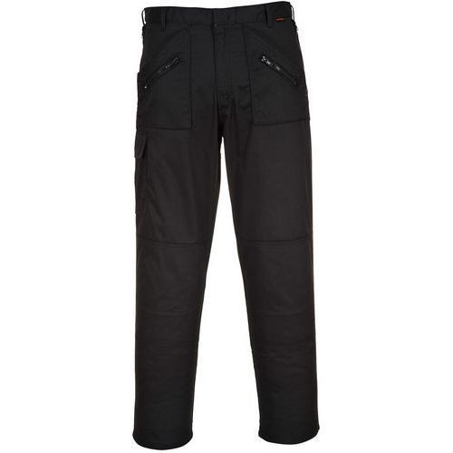 PANTALON DE TRAVAIL ACTION JAMBE STANDARD S887 NOIR 46 - PORTWEST