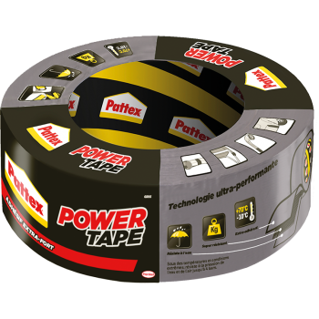 Adhésif Surpuisant - rouleau de 30 m x 50 mm Gris - Pattex Power Tape - HENKEL - Réf. AG02553_0