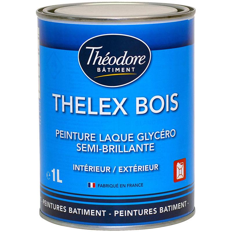 Peinture Laque Microporeuse Glycero Pour La Protection Et La Decoration Des Bois Interieurs Et Exterieurs Thelex Bois Blanc 1l Peintures Theodore Comparer Les Prix De Peinture Laque Microporeuse