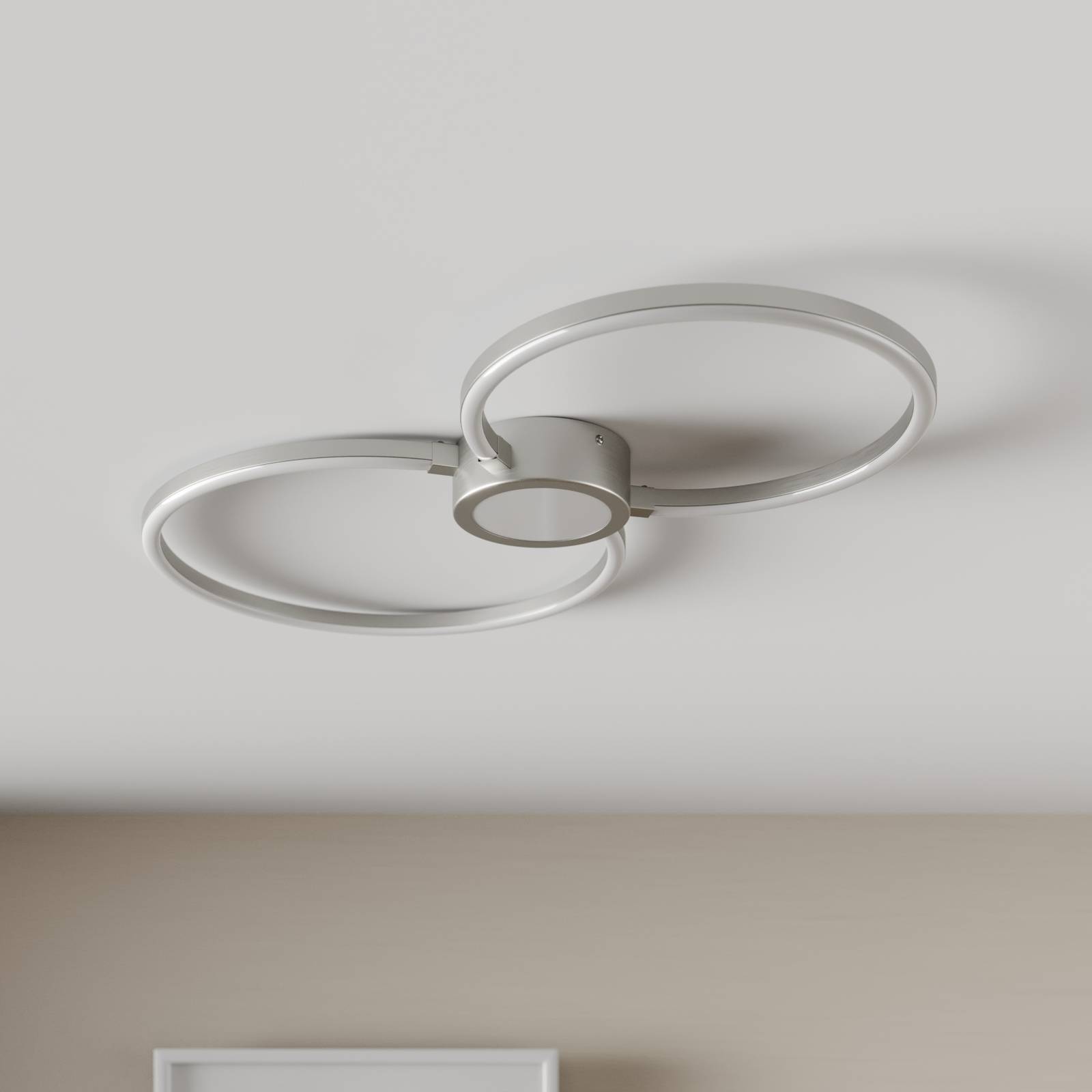 LINDBY PLAFONNIER LED DUETTO, CERCLES