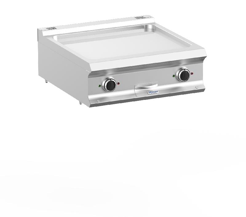 PLANCHA ÉLECTRIQUE DEXION LUX 700 - 70/73 LISSE, CHROMÉE - APPAREIL À POSER - 10 KW