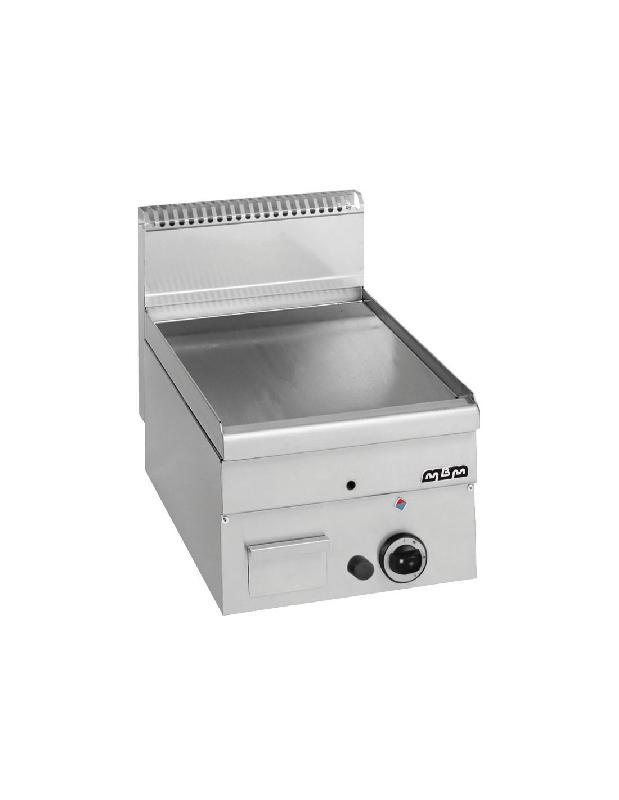 Plancha lisse électrique à poser MBM - Acier inoxydable - 5Kw - 400x510 mm_0