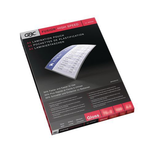POCHETTE DE PLASTIFICATION A4 HIGH SPEED 150Μ - GBC