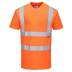 Portwest - Tee-shirt manches courtes orange HV RIS Orange Taille 5XL_0