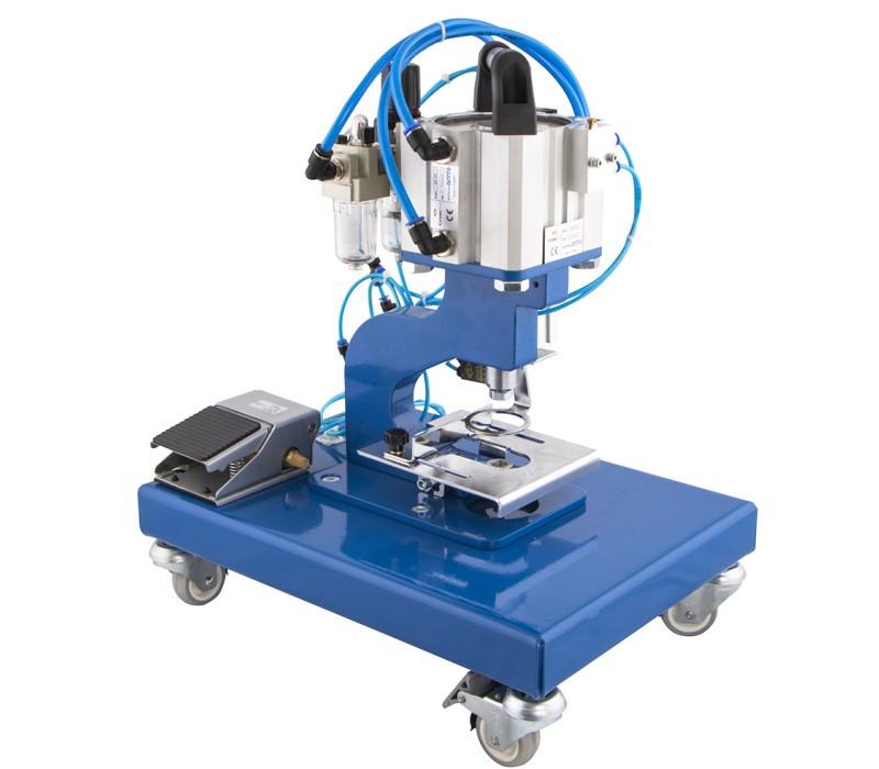 Presse à œillets pneumatique GROMFAST GF-10 - Fixation sur banc ou table - Force d'impact 1500 kg/cm²_0