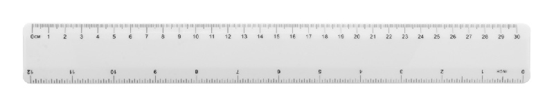 Règle antibactérienne en plastique 30 cm - Conforme à la norme ISO 22196_0