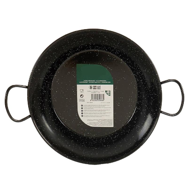 San Ignacio LA DEHESA - Poêle à paella émaillée profonde avec poignées 24 cm - acier SANR393_0