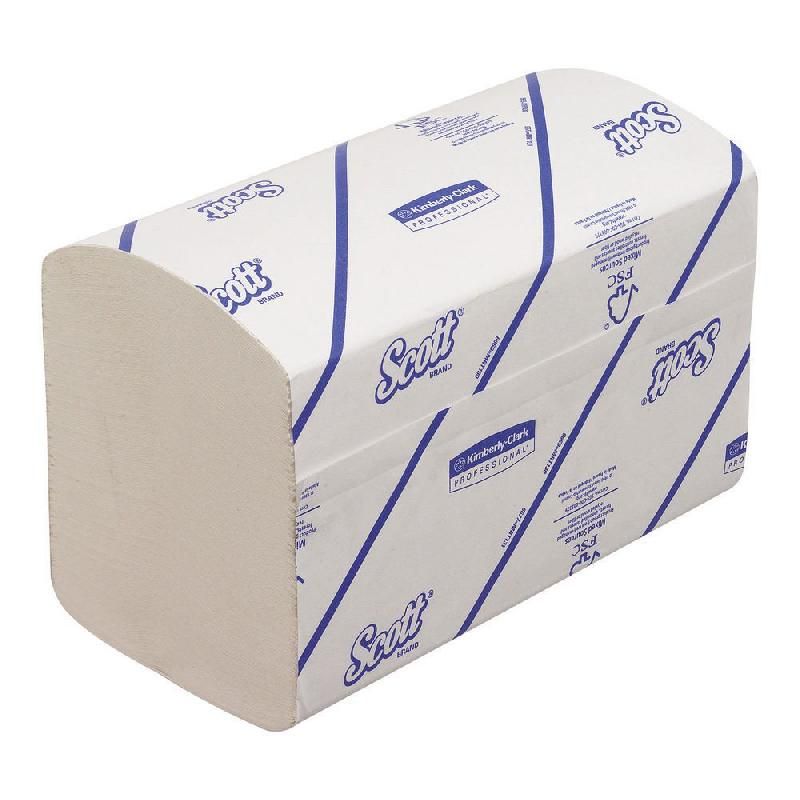 SCOTT® ESSUIE-MAINS - SCOTT - 320 FEUILLES - CARTON DE 15 PAQUETS