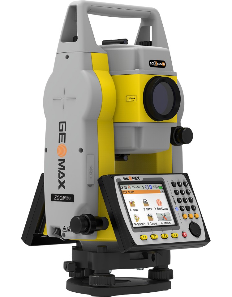 Station totale manuelle GeoMax Zoom50 - Mesure sur tout type de surface jusqu'à plus de 1000m avec technologie accXess 10 EDM_0