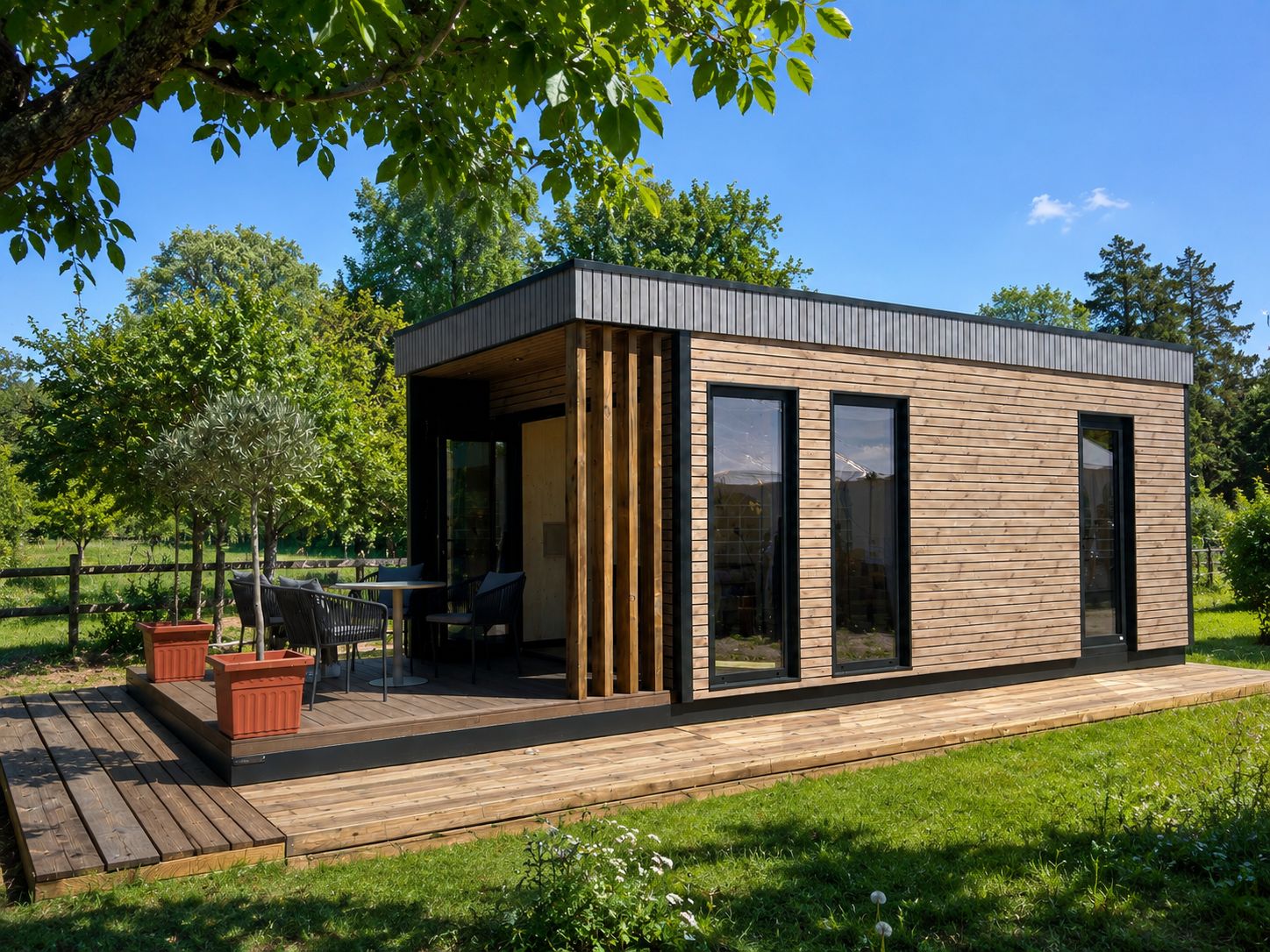 Studio de jardin Déséo Esprit Nature de 18 à 36 m² – Isolé en laine de bois_1