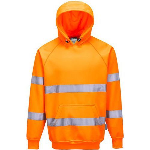 SWEATSHIRT HAUTE VISIBILITÉ À CAPUCHE B304 ORANGE XL - PORTWEST