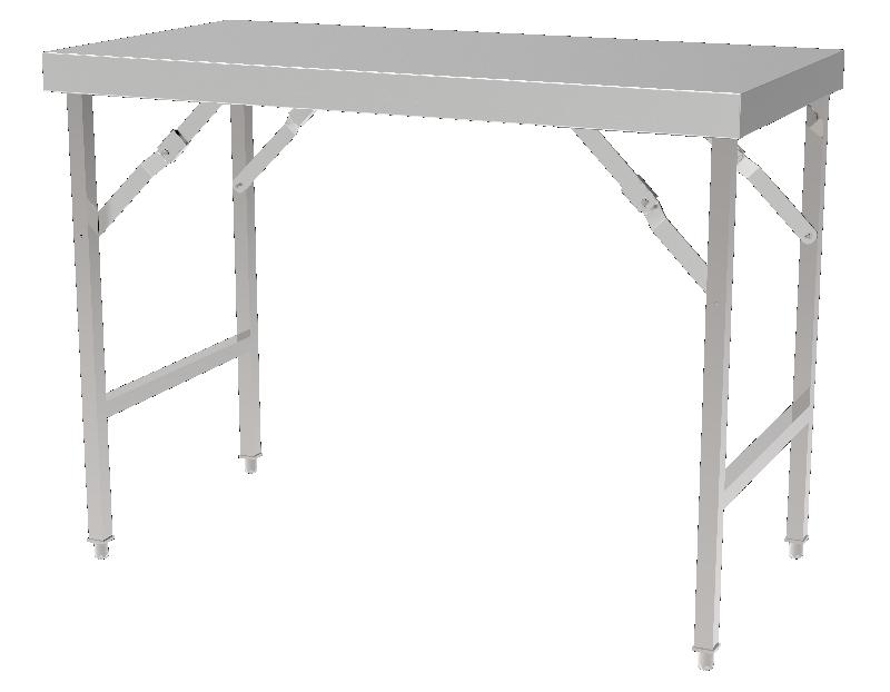 Table de travail inox 700 pliante longueur 1800 - P7490.0015_0