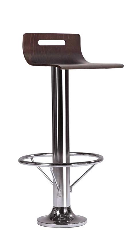 Tabouret de bar Fisso SG Oslo - fixation au sol - assise en hêtre contreplaqué - M24 France_0