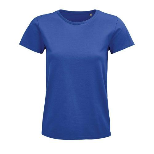TEE-SHIRT PERSONNALISABLE FEMME COTON ORGANIQUE BIO JERSEY 175 ROYAL