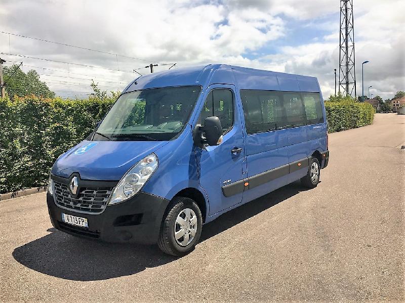 Véhicule tpmr renault master l3h2 neuf couleur bleu_0