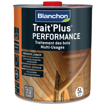 Produit de traitement bois - Trait'Plus® Performance - BLANCHON - Réf. AG02606_0