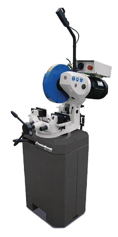 Tronçonneuse métal acier 2 vitesses 1,1/2,2 kW 400 V lame circulaire ø350 mm 36/72 tr/min avec pompe et socle Metallkraft MKS350E_0