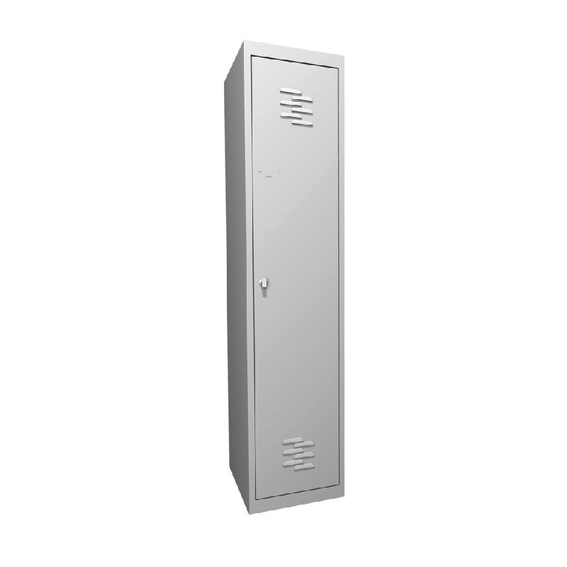 VESTIAIRE  MONOBLOC PRIMO INDUSTRIE SALISSANTE 1 CASE GRIS RAL 7035