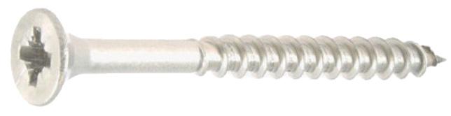 VIS À BOIS AGGLOMÉRÉS TÊTE FRAISÉE POZIDRIV INOX A2 4X35 BOÎTE DE 200 - ULTIMA - 12540035