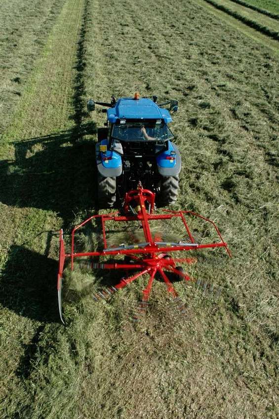 Andaineur AG 750 Twin Rope - pliage hydraulique - Galfrè Domenico - largeur de travail 7,50 m_0