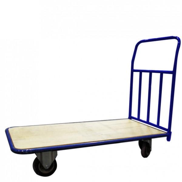 Chariot de manutention Rolléco - 1 dossier tubulaire - charge maximale 400 kg - 4 roulettes (2 fixes et 2 pivotantes)_0