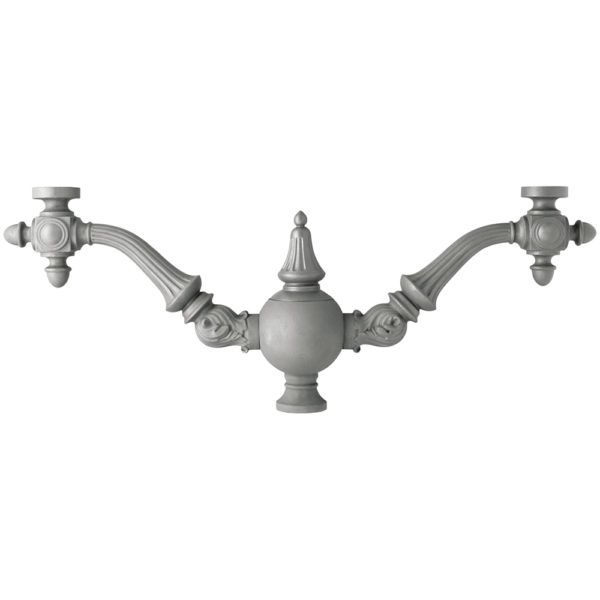 Crosse et console d'éclairage public Vendôme - Fonte de Paris - Acier - Saillie 630 mm_0