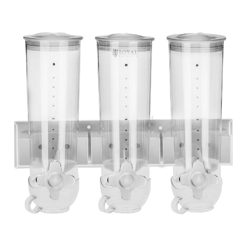 Distributeur de céréales 4,5 litres - 3 récipients - Modèle 14_0000145_0