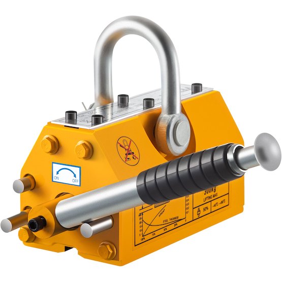 Élevateur magnétique - Aimant de levage puissant en néodyme pour tôles, blocs, barres et cylindres - Capacité de 100 à 1500 kg_0