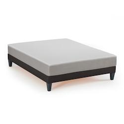Ensemble   Matelas Mousse Haute Densité + Sommier Bois 180x200 cm ATHENA OLYMPE LITERIE - blanc 4VP.AP.K15.1820_0