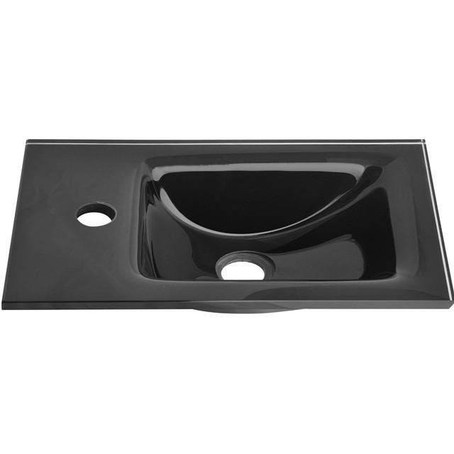 LAVE-MAINS EN VERRE NOIR - 40 CM_0