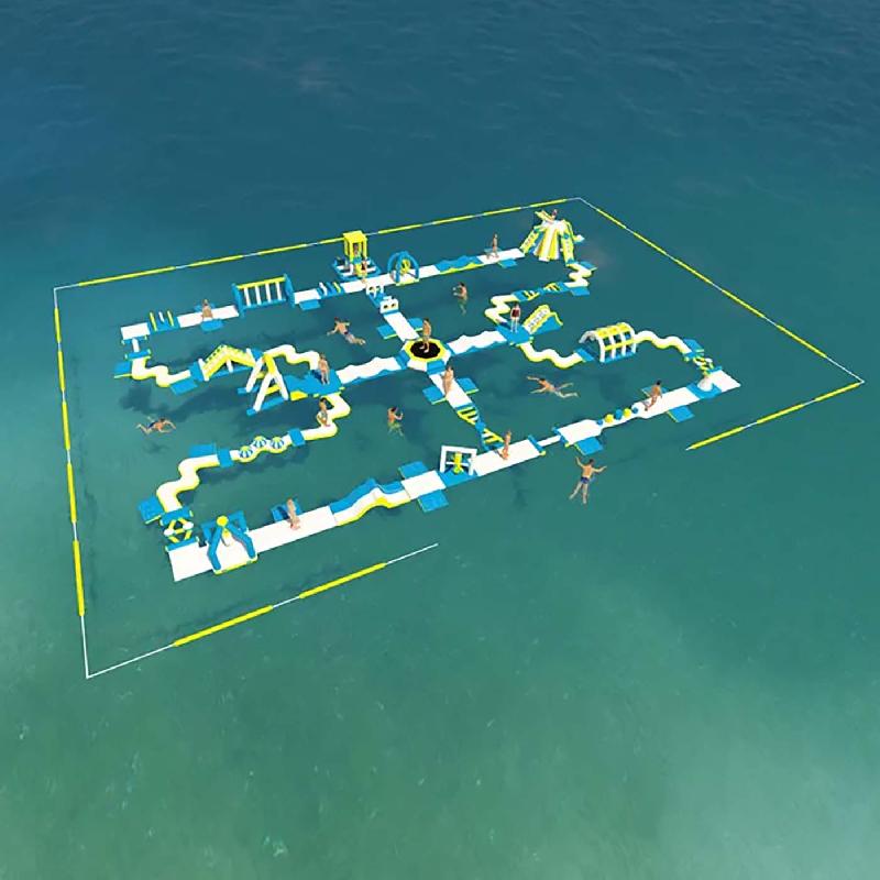 Parcours flottant gonflable 200P - Réf.MBL002-1-1-1-1-1-1-1-1-LI_0