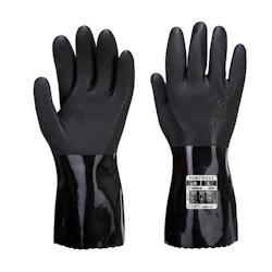 Portwest - Gants de protection chimique en PVC ESD Noir Taille 7 - 5036108324736_0